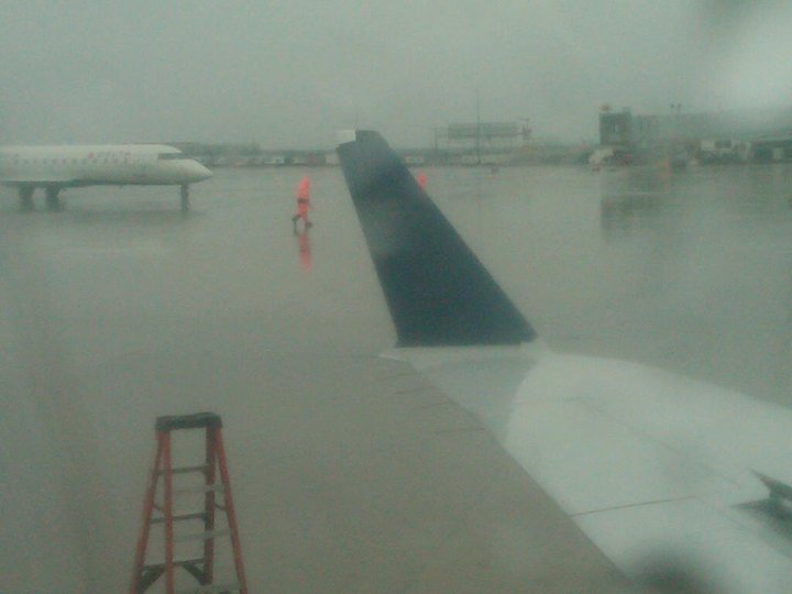 Lightning strikes congressman's plane