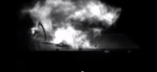Lightning Test to Carbon Fiber Panel