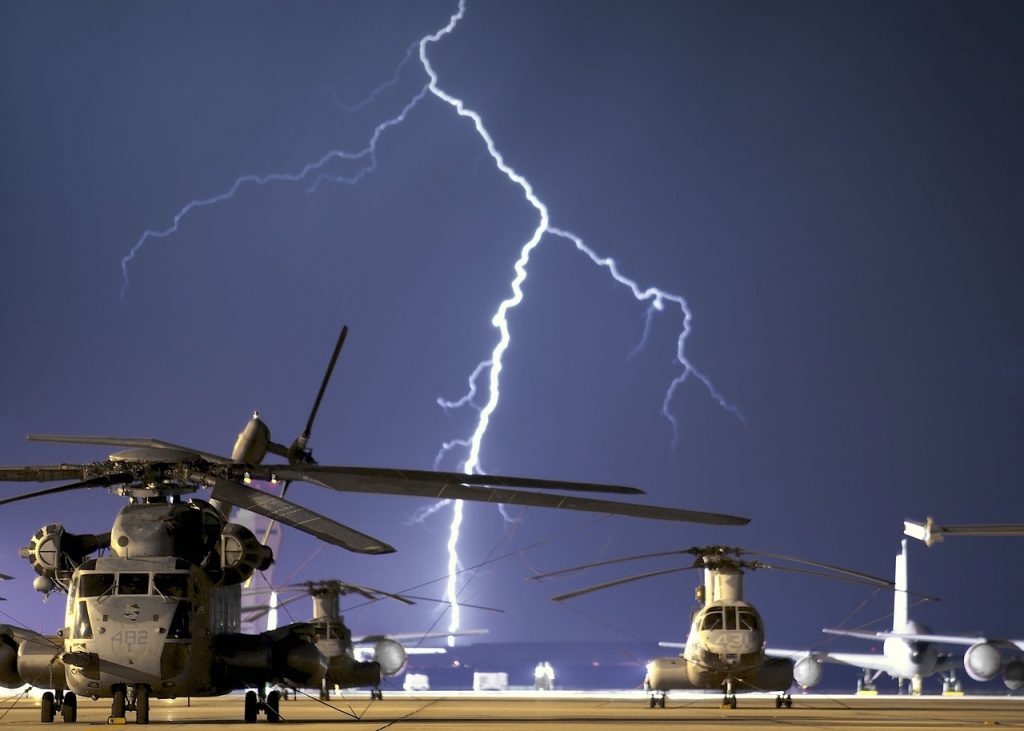 lightning diverters for aircraft